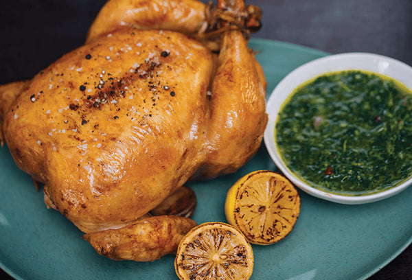 Roasted Chicken with Chimichurri Sauce