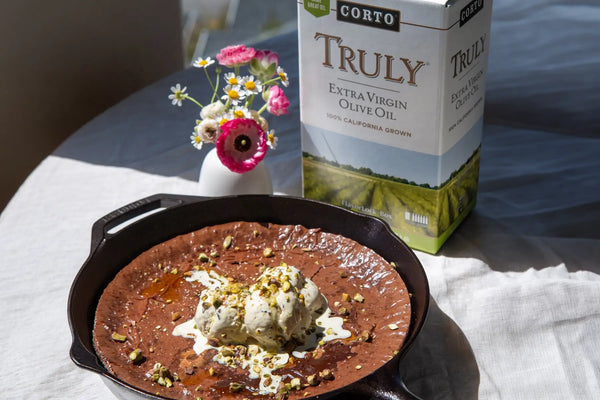 Fudgy Flourless Olive Oil Brownies