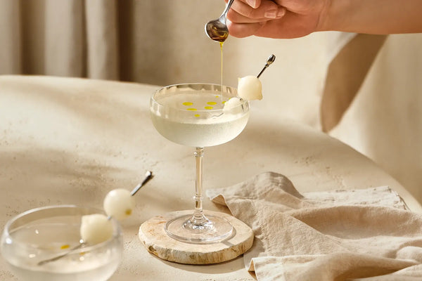 Horseradish Olive Oil Martini