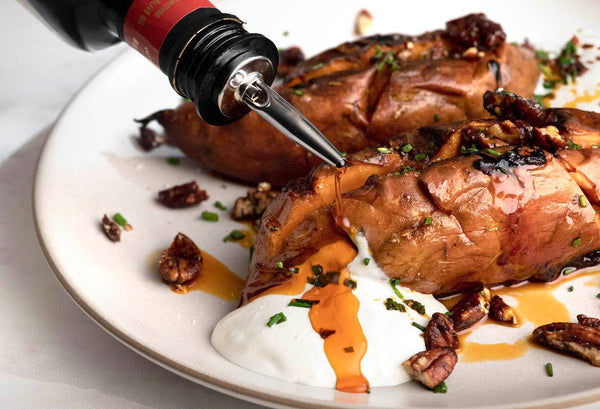 Sweet and Spicy Sweet Potatoes with Calabrian Chili Olive Oil